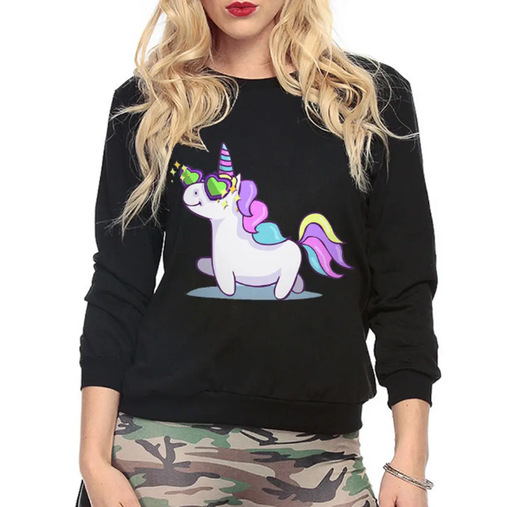 Women Hoodies 2019 Autumn Winter Sweatshirts Cartoon Kawaii Unicorn Print Fleece Loose Moletom Feminino Harajuku Pullover
Women Hoodies 2019 Autumn Winter Sweatshirts Cartoon Kawaii Unicorn Print Fleece Loose Moletom Feminino Harajuku Pullover