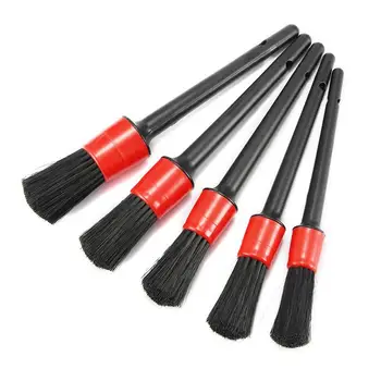 5Pcs Natural Boar Hair Car Detailing Brush Cleaning Brushes Auto Detail Tools Products Wheels Dashboard Car-styling Accessories
5Pcs Natural Boar Hair Car Detailing Brush Cleaning Brushes Auto Detail Tools Products Wheels Dashboard Car-styling Accessories
