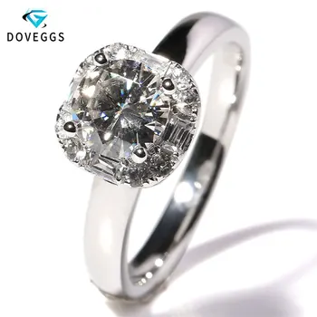 DovEggs Luxury 1 Carat ct F Color Engagement Wedding Lab Grown Moissanite Diamond Ring Solid 14K 585 White Gold For Women
DovEggs Luxury 1 Carat ct F Color Engagement Wedding Lab Grown Moissanite Diamond Ring Solid 14K 585 White Gold For Women