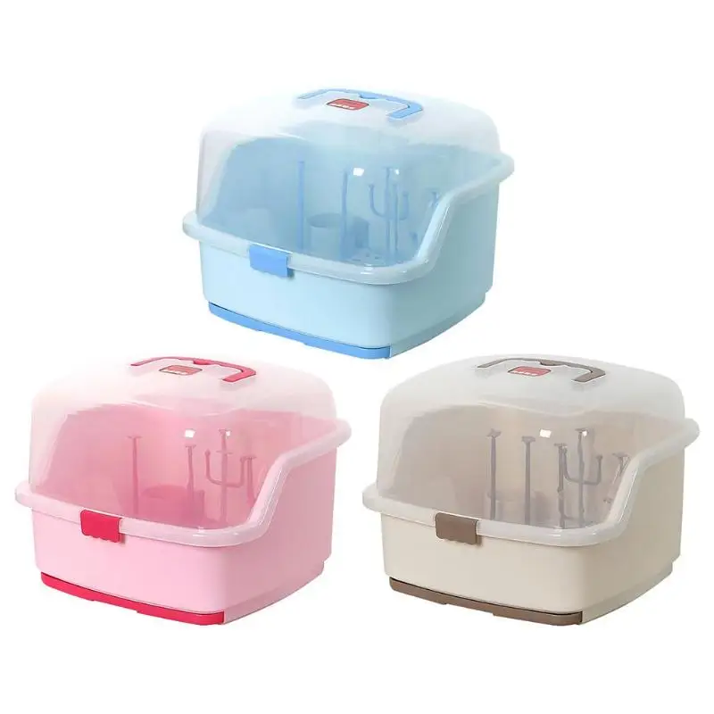 Bottles Cleaning Drying Rack Multi functional Baby Bottle Storage Box Portable Baby Feeding Storage Nipple Shelf Outing
Bottles Cleaning Drying Rack Multi functional Baby Bottle Storage Box Portable Baby Feeding Storage Nipple Shelf Outing