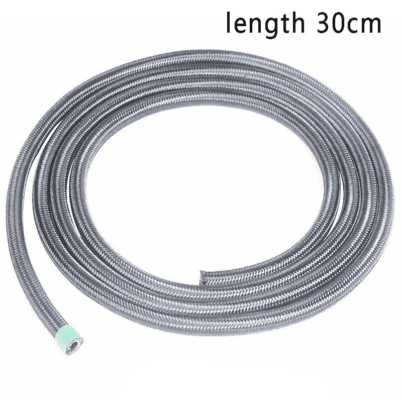 30cm 6 AN Braided Stainless Steel Fuel Line Hose 1500 PSI 100% Brand new and high quality superior flexibility & bending
30cm 6 AN Braided Stainless Steel Fuel Line Hose 1500 PSI 100% Brand new and high quality superior flexibility & bending