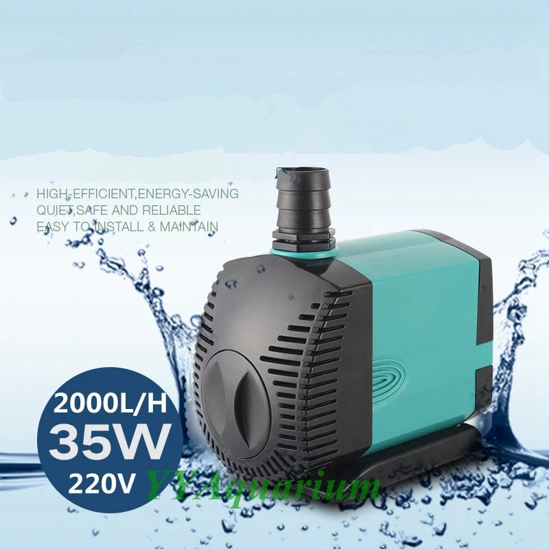 Fish Tank Submersible Water Pump Aquarium 220V W/ Adjustable flow rate for Marine Ponds High power Pump 35W 2000L/H
Fish Tank Submersible Water Pump Aquarium 220V W/ Adjustable flow rate for Marine Ponds High power Pump 35W 2000L/H
