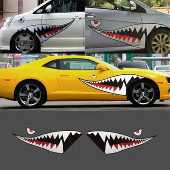 Universal 2PCS Shark Mouth Teeth Graphics Vinyl Car Sticker Decal Graphics Trim SUV Sticker Car Styling Accessories
Universal 2PCS Shark Mouth Teeth Graphics Vinyl Car Sticker Decal Graphics Trim SUV Sticker Car Styling Accessories