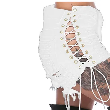 2019 Summer Women Fashion Low Waist Lace Up Jeans Shorts Sexy Plus Size Frayed Ripped Hole Denim Shorts
2019 Summer Women Fashion Low Waist Lace Up Jeans Shorts Sexy Plus Size Frayed Ripped Hole Denim Shorts