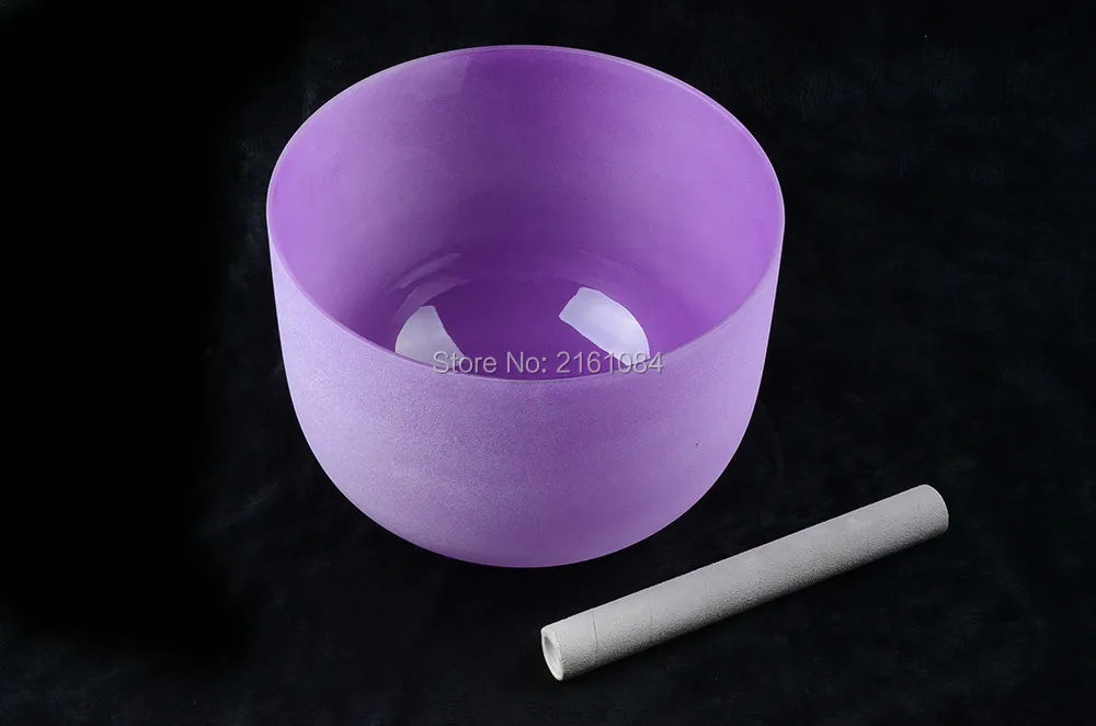 12" Purple Color B Crown Chakra Frosted Quartz Crystal Singing Bowl with free suede and o-ring
12" Purple Color B Crown Chakra Frosted Quartz Crystal Singing Bowl with free suede and o-ring