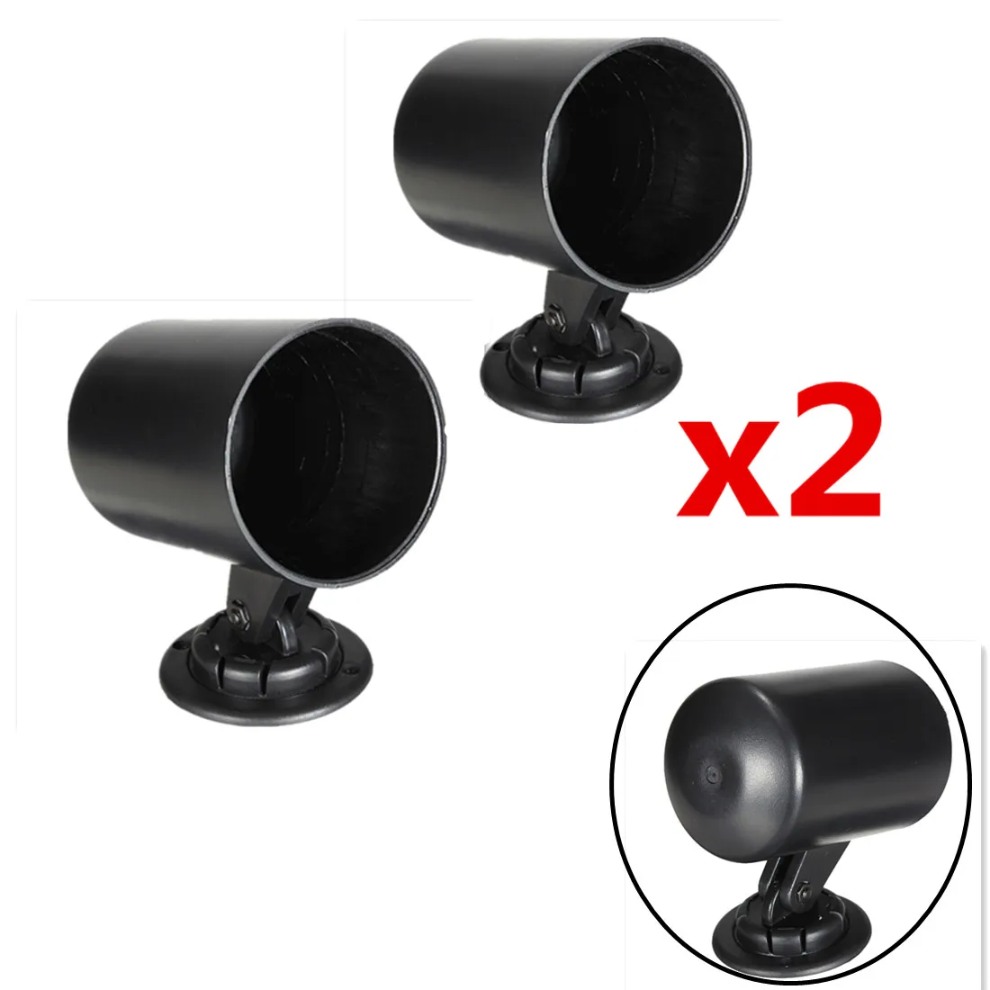 2PCS 52mm Universall Gauge for Swivel Pod Mount Holder Plastic Heavy For Car Truck Motorcycle Instrument Black Replacement
2PCS 52mm Universall Gauge for Swivel Pod Mount Holder Plastic Heavy For Car Truck Motorcycle Instrument Black Replacement