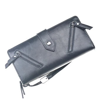 Long Ladies Wallets Phone Zipper Case PU Leather Credit Card Wallet Casual Coin Clutch Wristlets Women Solid Cards Purses
Long Ladies Wallets Phone Zipper Case PU Leather Credit Card Wallet Casual Coin Clutch Wristlets Women Solid Cards Purses