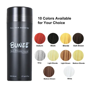 BUNEE Hair Building Fibers 27.5g Hair growth products Thickening Powder Instant Thickening 100% Natural Hair Loss Concealer NEW
BUNEE Hair Building Fibers 27.5g Hair growth products Thickening Powder Instant Thickening 100% Natural Hair Loss Concealer NEW