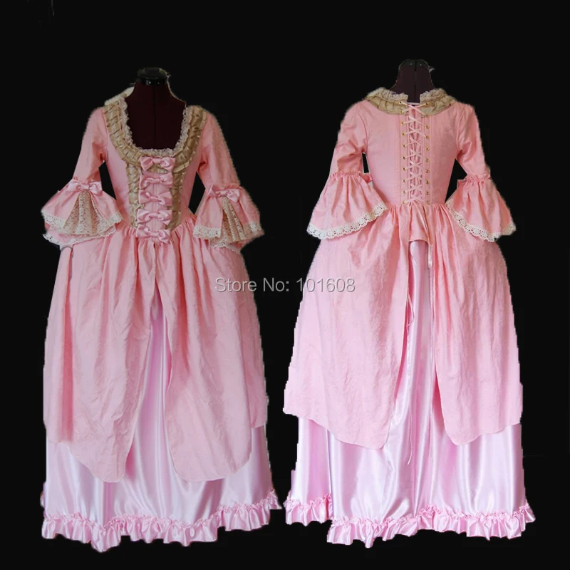 Tailored!Royal Pink Vintage Costumes Duchess Princess Civil war 18th Rococo Marie Antoinette DRESS Victorian dresses HL-387
Tailored!Royal Pink Vintage Costumes Duchess Princess Civil war 18th Rococo Marie Antoinette DRESS Victorian dresses HL-387