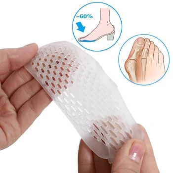 1Pairs Gel Toe Separator Bunion Splint Beehive Shaped Forefeet Sleeve Cushions Metatarsal Pads for Feet Pain Relief
1Pairs Gel Toe Separator Bunion Splint Beehive Shaped Forefeet Sleeve Cushions Metatarsal Pads for Feet Pain Relief
