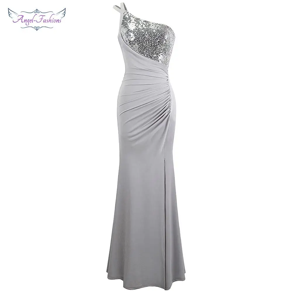 Angel-fashions Women's One Shoulder Pleated Evening Dress Sequin Formal Party Gown 399
Angel-fashions Women's One Shoulder Pleated Evening Dress Sequin Formal Party Gown 399