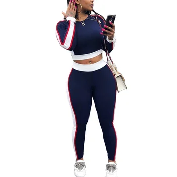 Tracksuit 2pcs Women Set Hoodies Crop Top Sweatshirt+Side Stripe Pants Hooded 2 Pieces Sets Women Clothing Suits Female
Tracksuit 2pcs Women Set Hoodies Crop Top Sweatshirt+Side Stripe Pants Hooded 2 Pieces Sets Women Clothing Suits Female