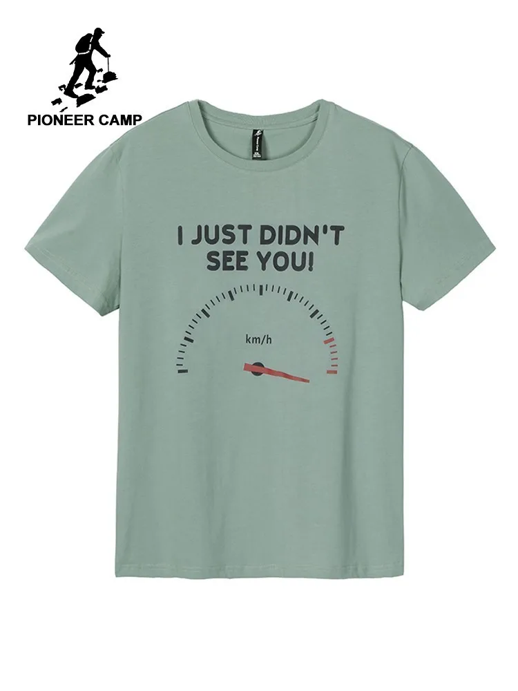 Pioneer Camp Crew Neck short sleeve t shirt men odometer graphic print green t-shirt 100% Cotton Tops ADT902116
Pioneer Camp Crew Neck short sleeve t shirt men odometer graphic print green t-shirt 100% Cotton Tops ADT902116