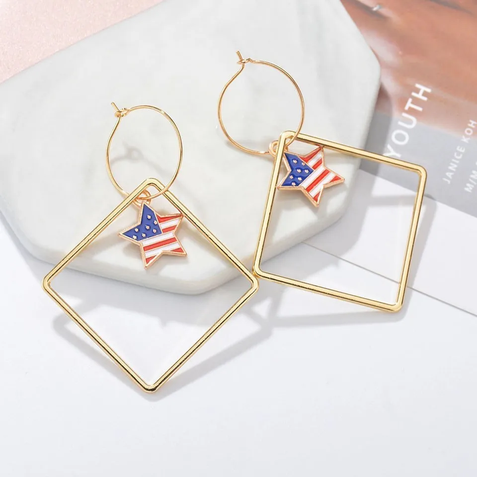 New Custom Big Square Earrings Fashion Jewelry For Women Trendy Small Pentagram Party Earrings High Quality Earrings Jewelry
New Custom Big Square Earrings Fashion Jewelry For Women Trendy Small Pentagram Party Earrings High Quality Earrings Jewelry