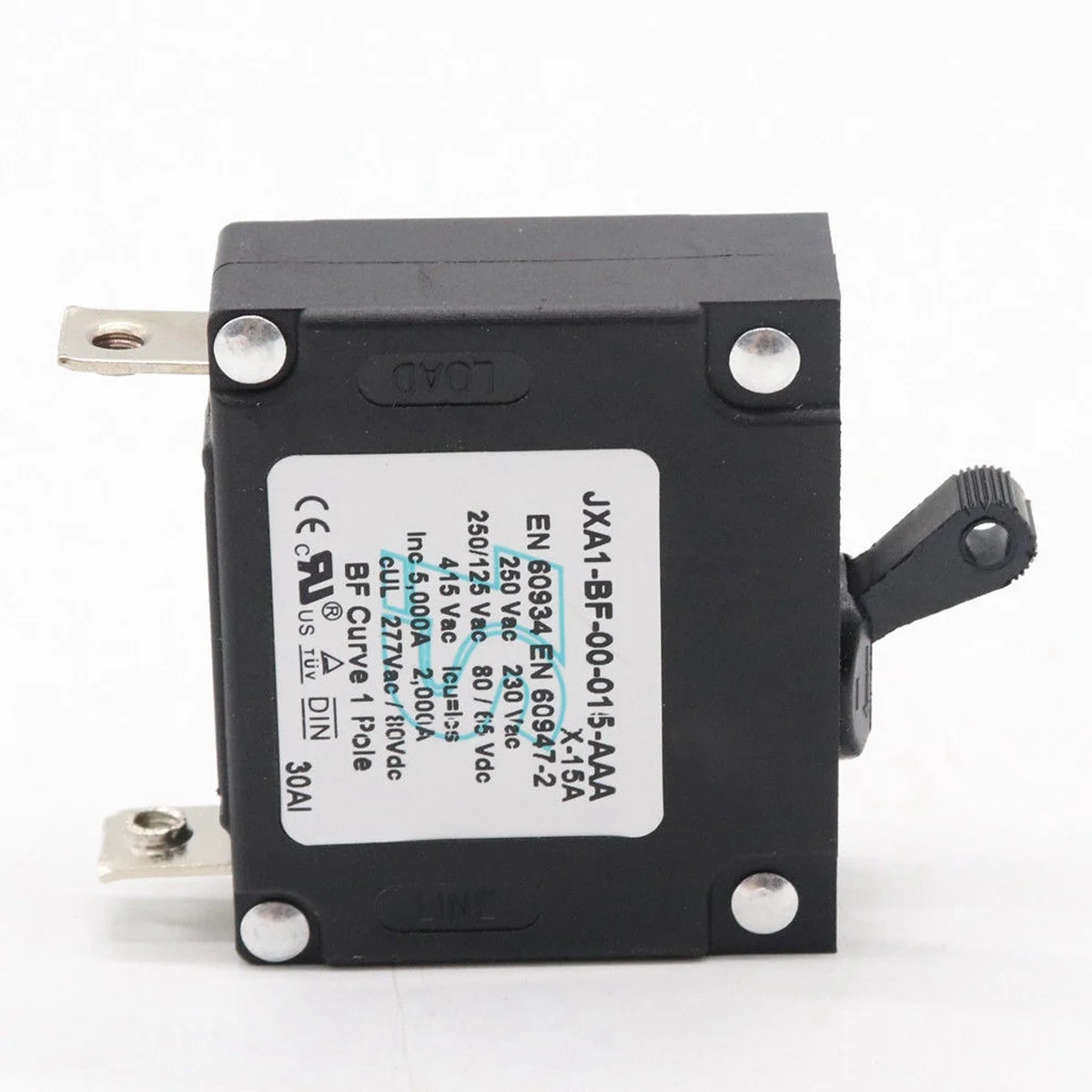 Black Toggle Reset Circuit Breaker Magnetic Switch Ac/Dc Current Overload Protector Rear Mounting With M3 Screws 15A/20A/25A/30A
Black Toggle Reset Circuit Breaker Magnetic Switch Ac/Dc Current Overload Protector Rear Mounting With M3 Screws 15A/20A/25A/30A