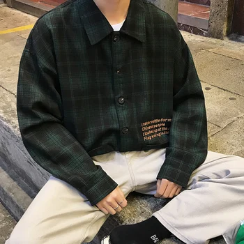 Spring New Plaid Shirt Men Fashion Retro Breathable Casual Shirt Man Streetwear Trend Wild Loose Long-sleeved Shirt Male Clothes
Spring New Plaid Shirt Men Fashion Retro Breathable Casual Shirt Man Streetwear Trend Wild Loose Long-sleeved Shirt Male Clothes