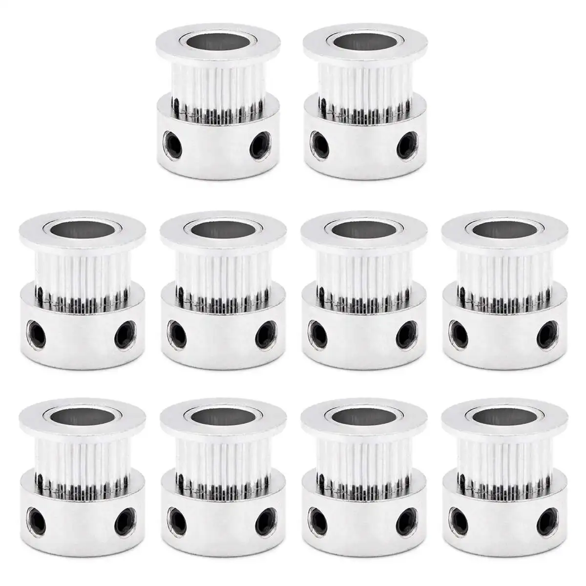 10PCS/set 5mm/8mm 16 Tooth Timing Pulley Aluminium Gear Teeth for 3D Printers Parts For Reprap Part 6mm Width Belt Tool
10PCS/set 5mm/8mm 16 Tooth Timing Pulley Aluminium Gear Teeth for 3D Printers Parts For Reprap Part 6mm Width Belt Tool