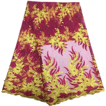 New arrivel wonderful fushia-yellow plants design with fushia beads and stones FC84 Free Shipping wholesale Tulle Lace Fabric
New arrivel wonderful fushia-yellow plants design with fushia beads and stones FC84 Free Shipping wholesale Tulle Lace Fabric