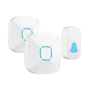 JABS Wireless Doorbell Waterproof 300M Remote Long Range Door Bell 1 Outdoor Transmitters 2 Indoor Receiver(Us Plug)
JABS Wireless Doorbell Waterproof 300M Remote Long Range Door Bell 1 Outdoor Transmitters 2 Indoor Receiver(Us Plug)