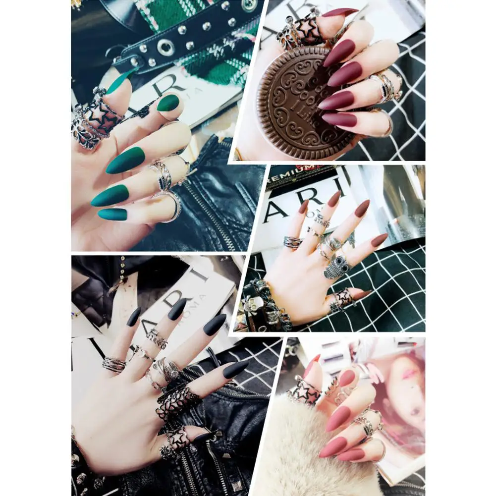 BellyLady 24 Pcs Nail Art Matte Tips for False Nails Forms Extension Manicure Art False Nails
BellyLady 24 Pcs Nail Art Matte Tips for False Nails Forms Extension Manicure Art False Nails