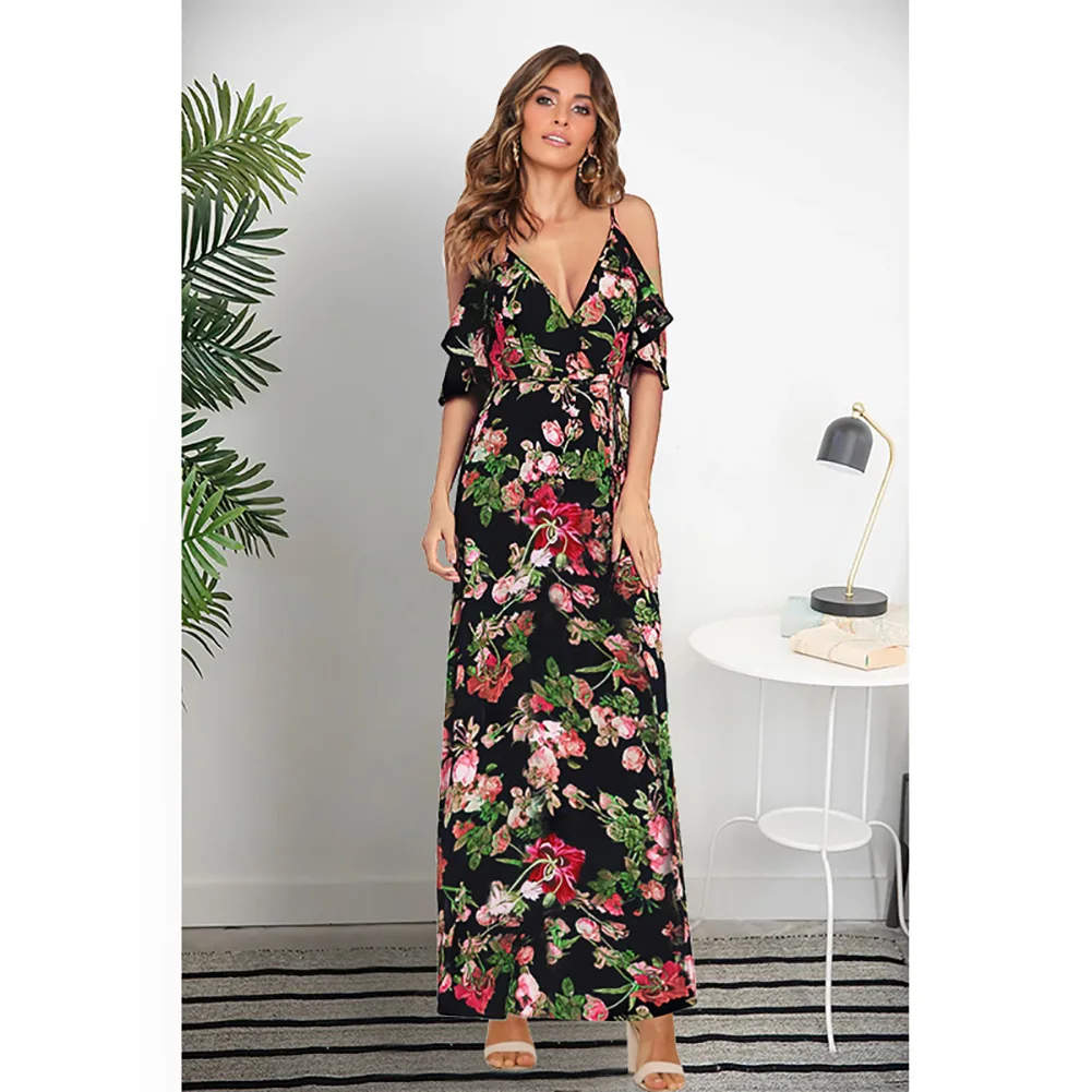 Suit-dress Women Summer Dress One The Shoulder Strapless V Lead High Waist Sexy Printing Longuette Favourite
Suit-dress Women Summer Dress One The Shoulder Strapless V Lead High Waist Sexy Printing Longuette Favourite