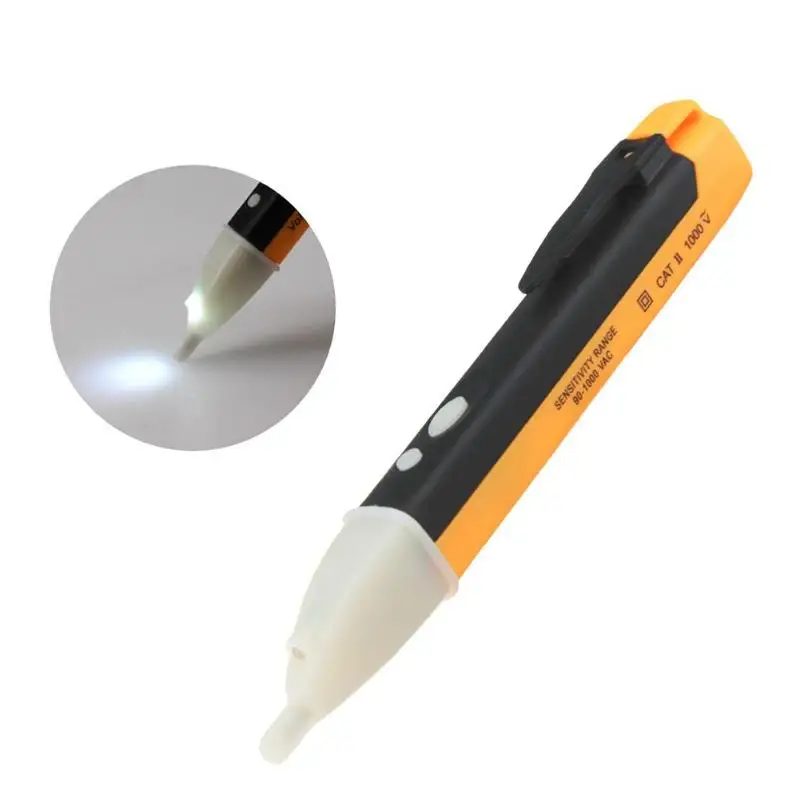 Dual Buttons AC Power Outlet Voltage Detector Sensor Tester Electric Test Pen Light Voltage Indicator 152 x 23 x 15mm Dropship
Dual Buttons AC Power Outlet Voltage Detector Sensor Tester Electric Test Pen Light Voltage Indicator 152 x 23 x 15mm Dropship