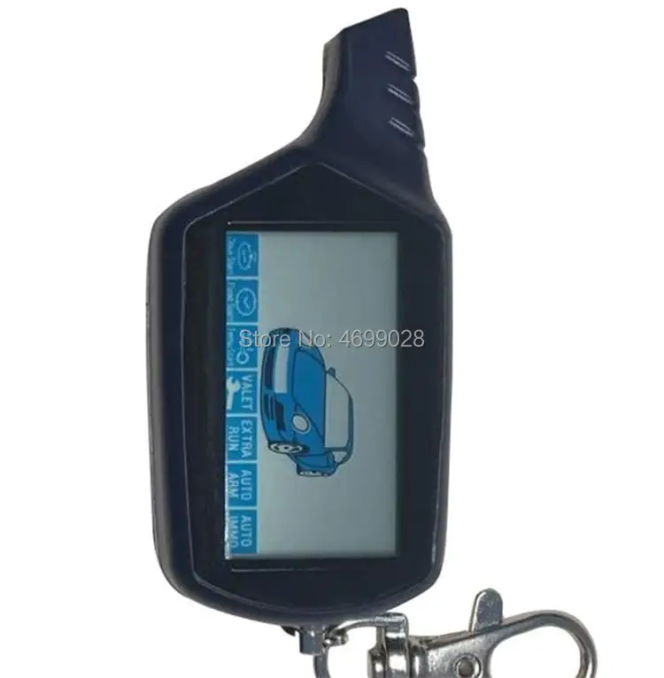 2 way B9 LCD Remote Control Key chain for Russian Vehicle Security Car Alarm System Twage Starline B9 Keychain Fob Engine Start
2 way B9 LCD Remote Control Key chain for Russian Vehicle Security Car Alarm System Twage Starline B9 Keychain Fob Engine Start