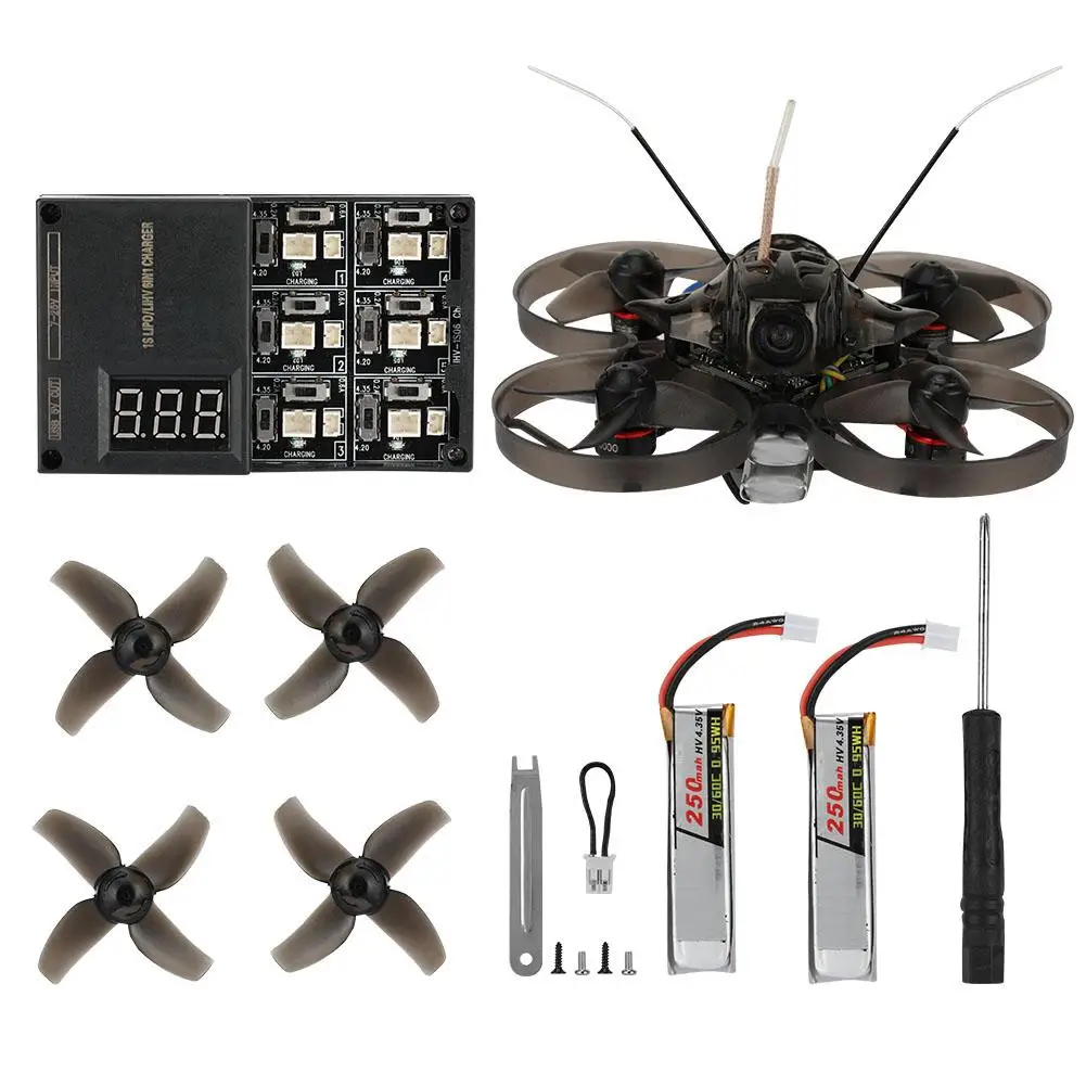 Happymodel Mobula7 V2 Frsky EU LBT Receiver 75mm Wheelbase FPV Racing Drone BNF Standard Version
Happymodel Mobula7 V2 Frsky EU LBT Receiver 75mm Wheelbase FPV Racing Drone BNF Standard Version