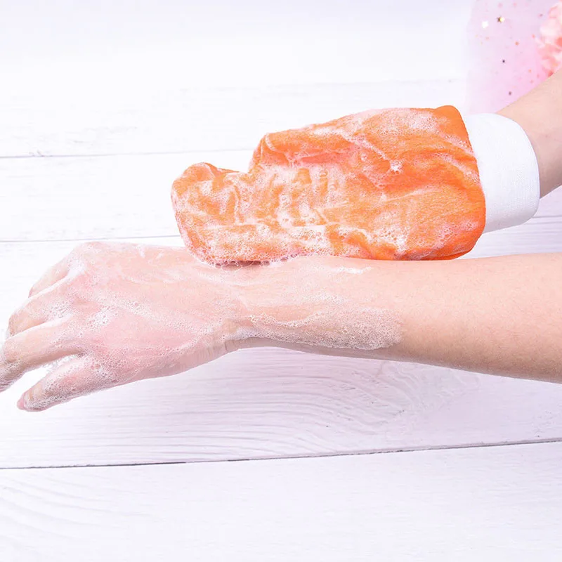 Magic Peeling Glove Massage Glove Hammam Bath Scrub Glove Exfoliating Body Facial Tan Exfoliator Glove Random Color
Magic Peeling Glove Massage Glove Hammam Bath Scrub Glove Exfoliating Body Facial Tan Exfoliator Glove Random Color