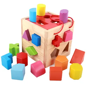 Wooden Geometric Blocks Puzzle Cube Stacking Sorting Game Color Shape Recognition Early Learning Educational Toys for Children
Wooden Geometric Blocks Puzzle Cube Stacking Sorting Game Color Shape Recognition Early Learning Educational Toys for Children