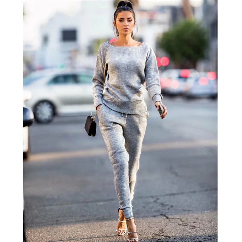 Fashion Womens Jogger Casual Tracksuit Hoodies Sweatshirt + Pants 2Pcs Sets Casual Pullovers Long Pants Woman Sport Wear
Fashion Womens Jogger Casual Tracksuit Hoodies Sweatshirt + Pants 2Pcs Sets Casual Pullovers Long Pants Woman Sport Wear