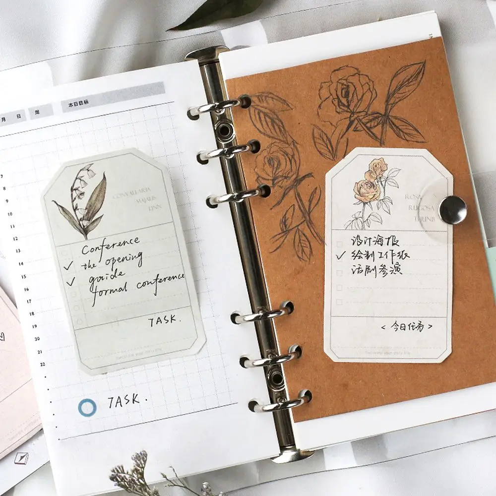 30 Sheets/pad Rose Flowers Memo Pad Paper Sticker Kawaii Sticky Notes DIY Scrapbooking Self Adhesive Sticky Notes
30 Sheets/pad Rose Flowers Memo Pad Paper Sticker Kawaii Sticky Notes DIY Scrapbooking Self Adhesive Sticky Notes
