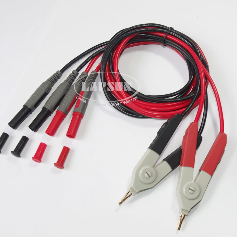 LCR Meter Test Lead Wire / Clip Cable / Clamp Terminal Kelvin Probe Wires with 4 Banana Connector Ends Free Shipping
LCR Meter Test Lead Wire / Clip Cable / Clamp Terminal Kelvin Probe Wires with 4 Banana Connector Ends Free Shipping