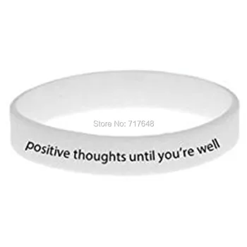 100pcs positive thoughts until you're will wristband silicone bracelets free shipping by epacket A
100pcs positive thoughts until you're will wristband silicone bracelets free shipping by epacket A