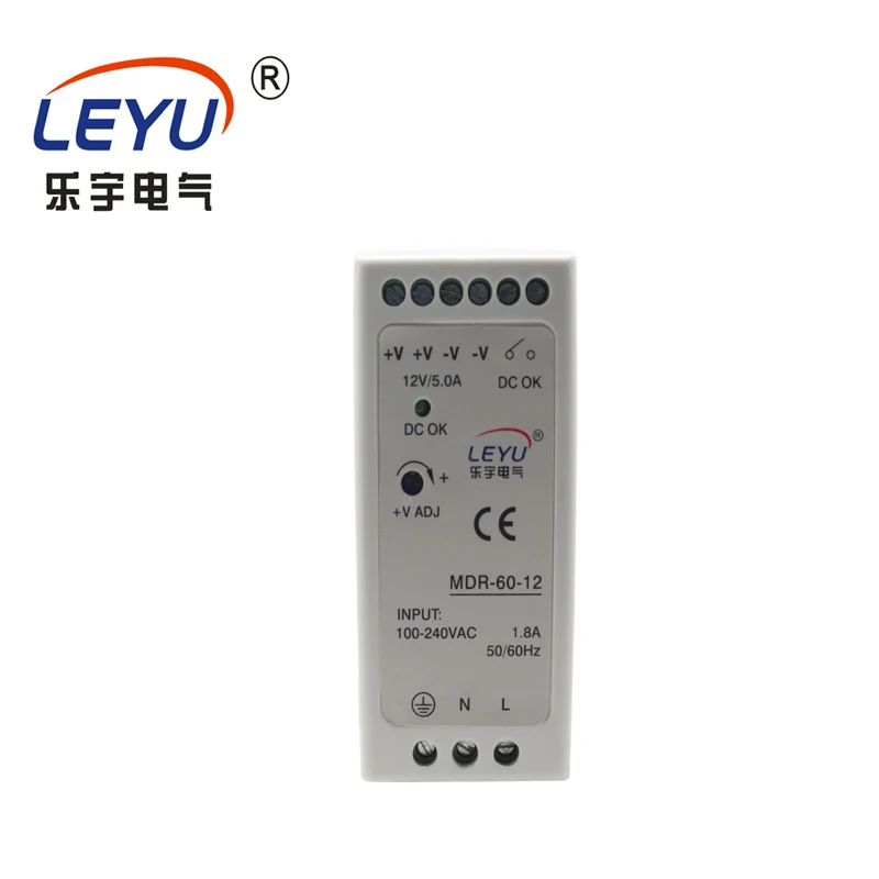 MDR-60-12 din rail power supply 60w 12v 5a high quality low price din rail OEM made in China power supply
MDR-60-12 din rail power supply 60w 12v 5a high quality low price din rail OEM made in China power supply