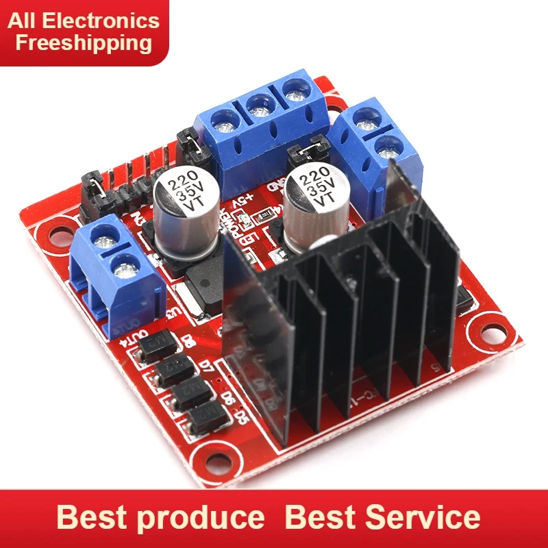 1pcs L298N driver board module L298 stepper motor smart car robot breadboard peltier High Power 
1pcs L298N driver board module L298 stepper motor smart car robot breadboard peltier High Power