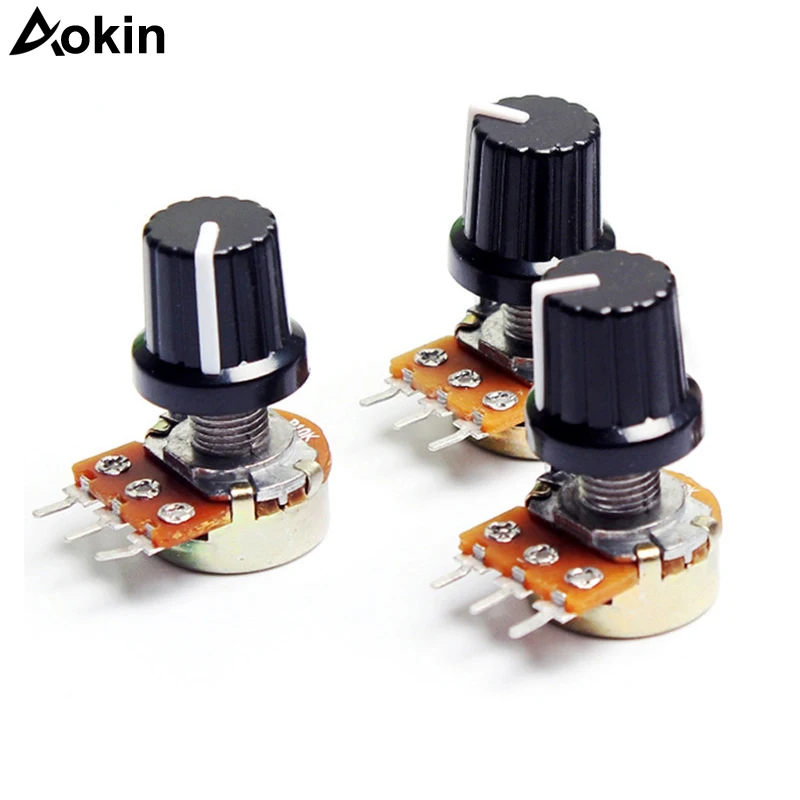 WH148 B1K B2K B5K B10K B20K B50K B100K B500K 3Pin 15mm Shaft Amplifier Dual Stereo Potentiometer 1K 2K 5K 10K 50K 100K 500K
WH148 B1K B2K B5K B10K B20K B50K B100K B500K 3Pin 15mm Shaft Amplifier Dual Stereo Potentiometer 1K 2K 5K 10K 50K 100K 500K