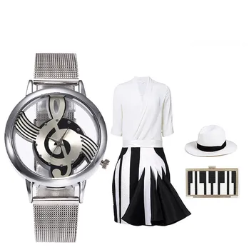 Korean version of women's watches, female mesh band watches, students'personality hollow note watches manufacturers
Korean version of women's watches, female mesh band watches, students'personality hollow note watches manufacturers