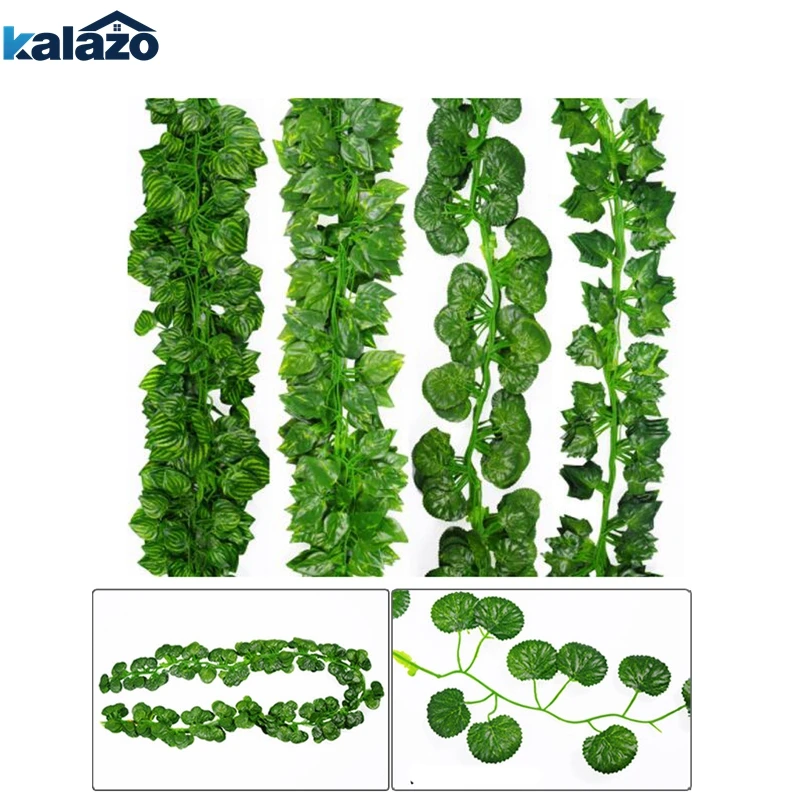 2M Long Artificial Plants Green Ivy Leaves Artificial Grape Vine Fake Parthenocissus Foliage Leaves Home Wedding Bar Decoration
2M Long Artificial Plants Green Ivy Leaves Artificial Grape Vine Fake Parthenocissus Foliage Leaves Home Wedding Bar Decoration