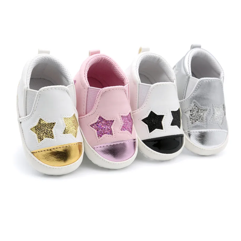 New Baby shoes Bling Star Newborn Boys Girls First Walkers Infant Toddler Soft Bottom Anti-slip Prewalker Sneakers Crib shoes
New Baby shoes Bling Star Newborn Boys Girls First Walkers Infant Toddler Soft Bottom Anti-slip Prewalker Sneakers Crib shoes