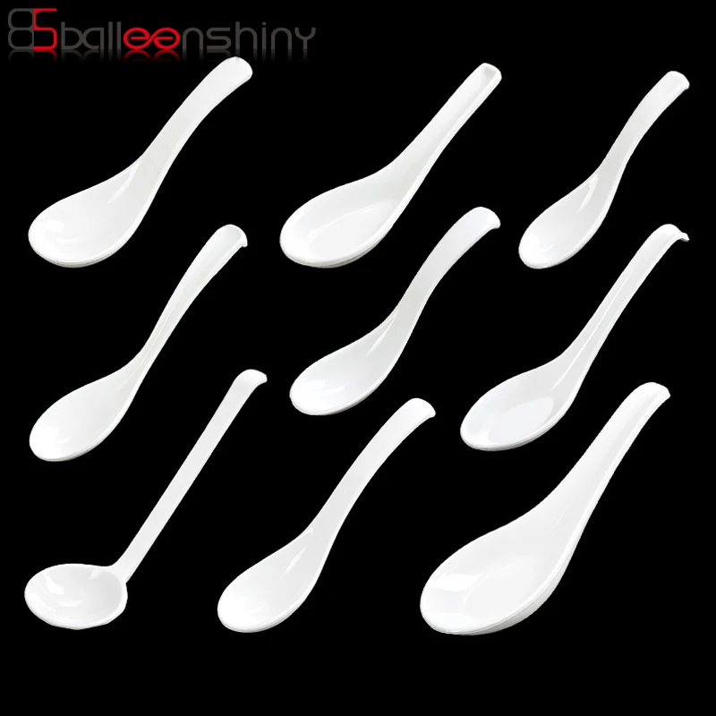 BalleenShiny Melamine White Soup Spoon Long Handle Rice Porridge Scoop Durable Kitchen Tableware Hot Pot Buffet Canteen Supply
BalleenShiny Melamine White Soup Spoon Long Handle Rice Porridge Scoop Durable Kitchen Tableware Hot Pot Buffet Canteen Supply