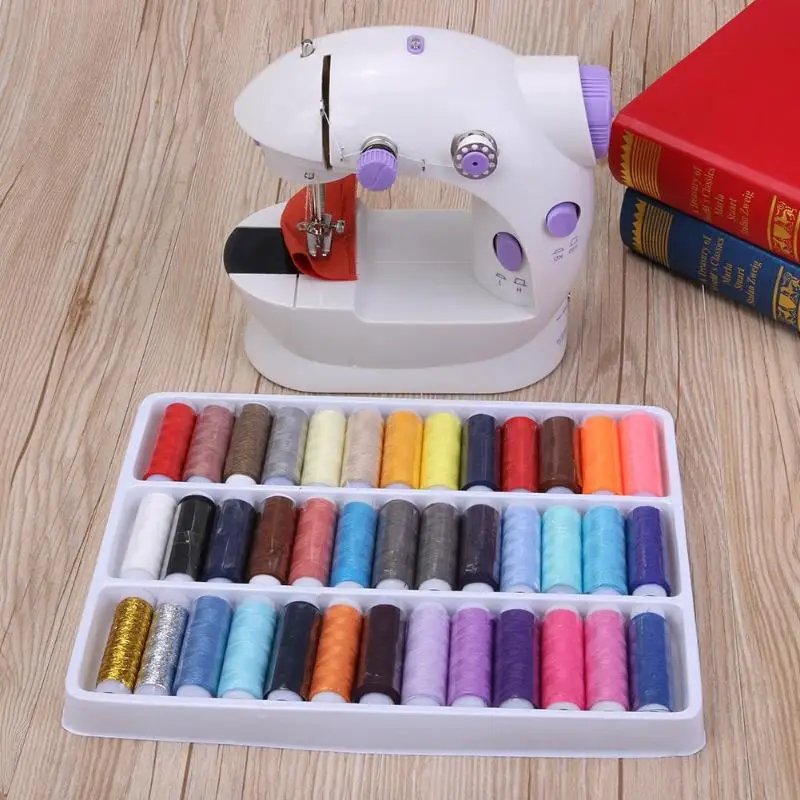 Mini Electric Handheld Sewing Machine Dual Speed Adjustment With Light Foot Double Threads Pedal Sewing Machine Us Plug
Mini Electric Handheld Sewing Machine Dual Speed Adjustment With Light Foot Double Threads Pedal Sewing Machine Us Plug