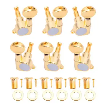 6 Guitar Tuning Pegs VERROUILLAGE Tuner Touches Guitar Strings Button 3L + 3R Gold
6 Guitar Tuning Pegs VERROUILLAGE Tuner Touches Guitar Strings Button 3L + 3R Gold