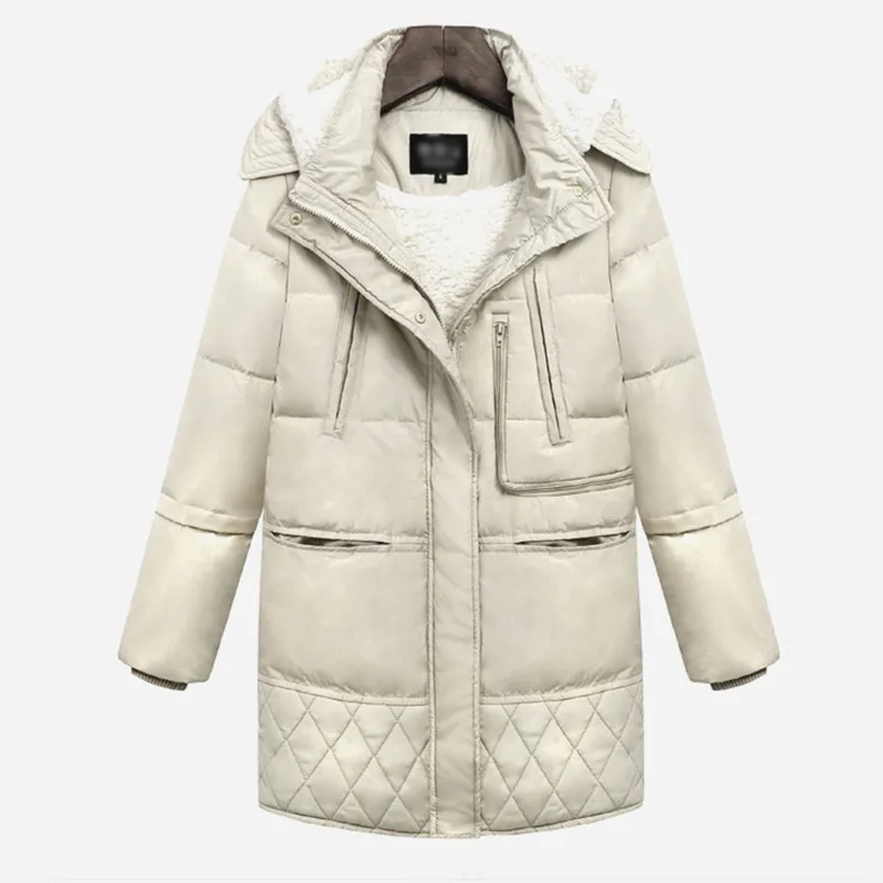Down Jackets Winter Coat Women 2018 Long Hooded Parka Fashion Lambs Wool Thick Outerwear For Female Down Coat Winter Parka Women
Down Jackets Winter Coat Women 2018 Long Hooded Parka Fashion Lambs Wool Thick Outerwear For Female Down Coat Winter Parka Women