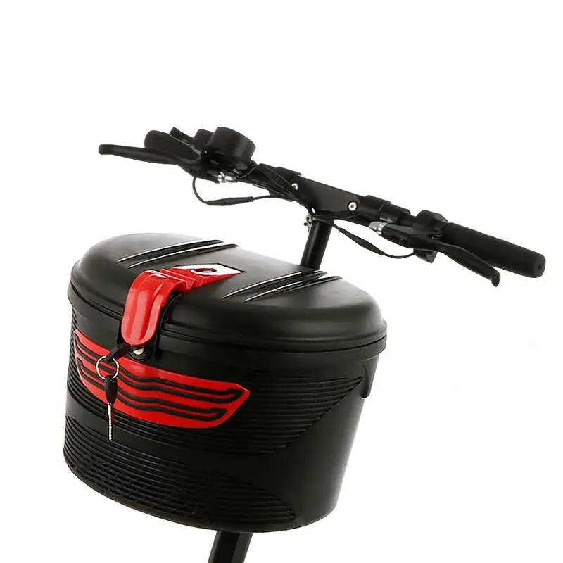 Electric Bicycle Front Frame Car Basket Mountain Bike Special Plastic Storage Basket With Basket Lock
Electric Bicycle Front Frame Car Basket Mountain Bike Special Plastic Storage Basket With Basket Lock