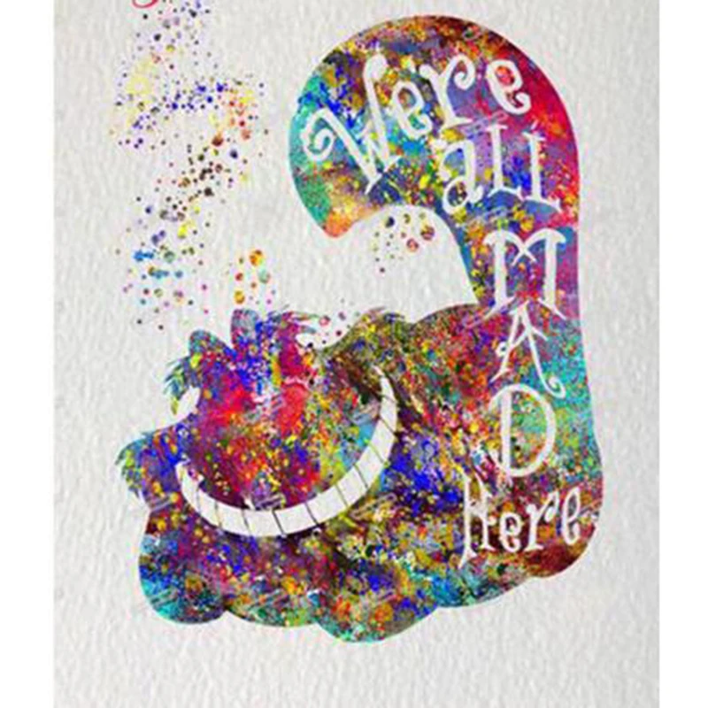 New-Diamond Painting Diy Watercolor Alice In Wonderland Cat Diamond Painting 5D Diy Diamond Painting Diamond Home Decoration
New-Diamond Painting Diy Watercolor Alice In Wonderland Cat Diamond Painting 5D Diy Diamond Painting Diamond Home Decoration