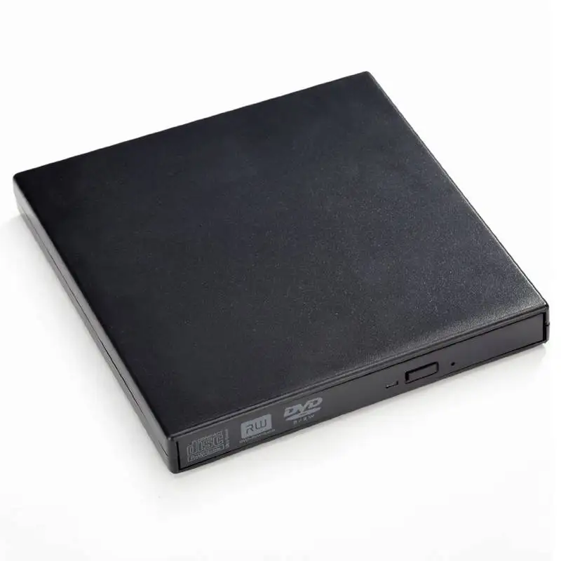 Portable Slim External USB DVDROM DVDRW Burner Writer Optical Drive For Laptop Netbook Notebook PC Black |