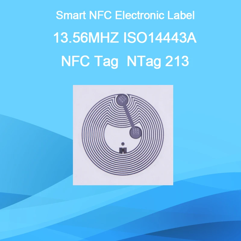 ESEYE Ntag213 NFC TAG Sticker 13.56MHz ISO14443A NTAG Key Tag NFC Sticker Universal Lable RFID Tag For All NFC Enabled Phones
ESEYE Ntag213 NFC TAG Sticker 13.56MHz ISO14443A NTAG Key Tag NFC Sticker Universal Lable RFID Tag For All NFC Enabled Phones