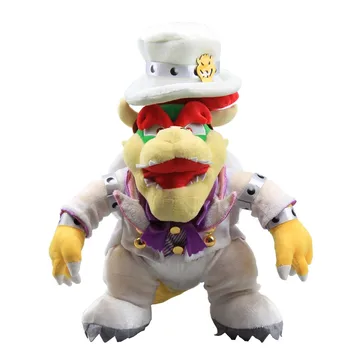 Super Mario Odyssey Deluxe Jumbo Cappy Bowser Plush Toy White Bowser with Weddding Costume Stuffed Dolls 36 cm
Super Mario Odyssey Deluxe Jumbo Cappy Bowser Plush Toy White Bowser with Weddding Costume Stuffed Dolls 36 cm