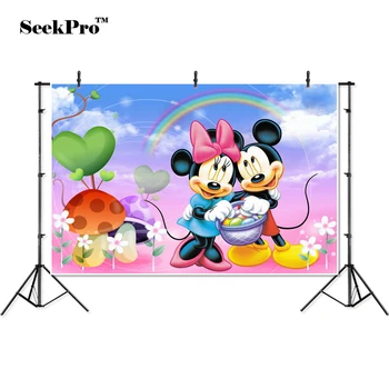 thin vinyl flowers Mickey Minnie rainbow children photo Backgrounds Printed Professional indoor Photographic studio Backdrops
thin vinyl flowers Mickey Minnie rainbow children photo Backgrounds Printed Professional indoor Photographic studio Backdrops